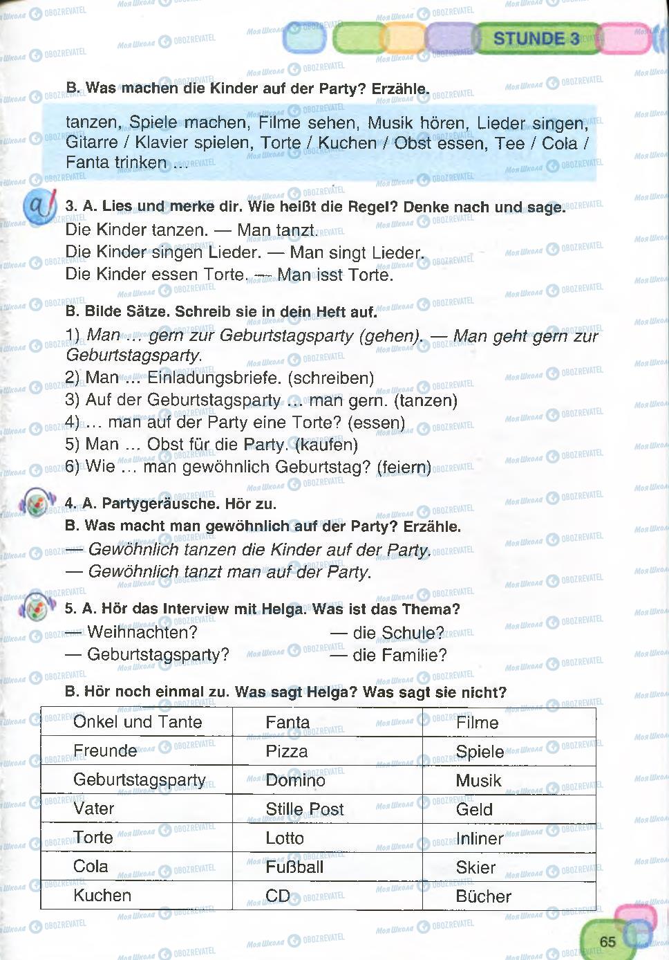 Учебники Немецкий язык 7 класс страница 65