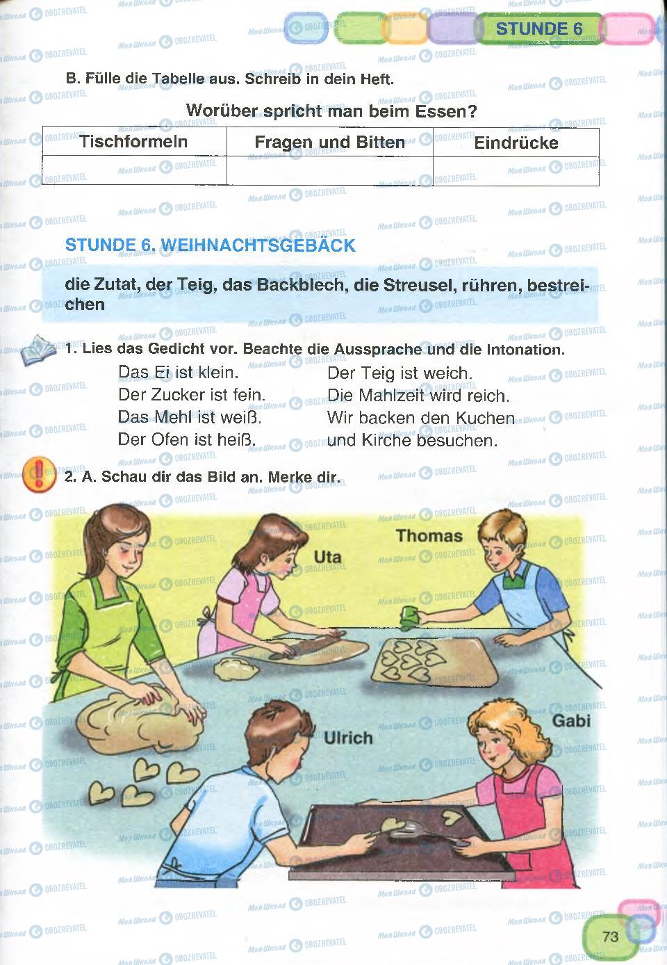 Учебники Немецкий язык 7 класс страница 73
