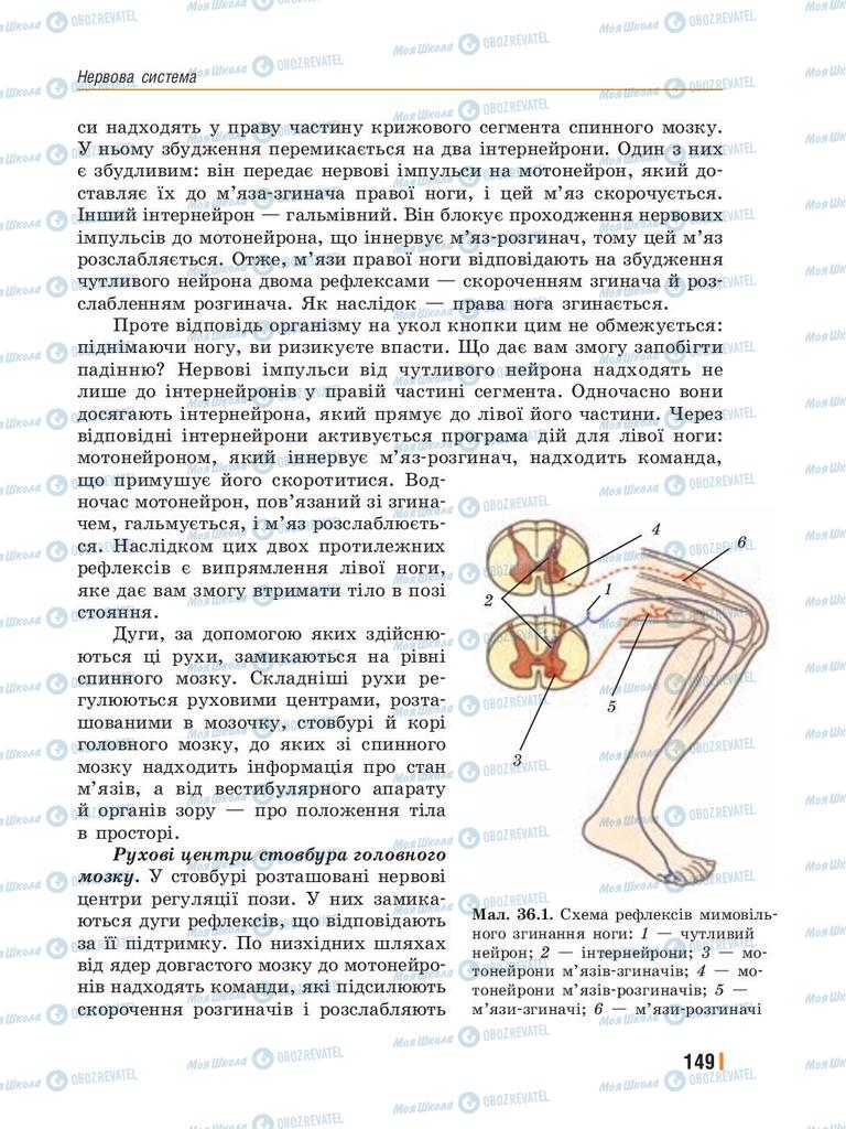 Підручники Біологія 8 клас сторінка 149