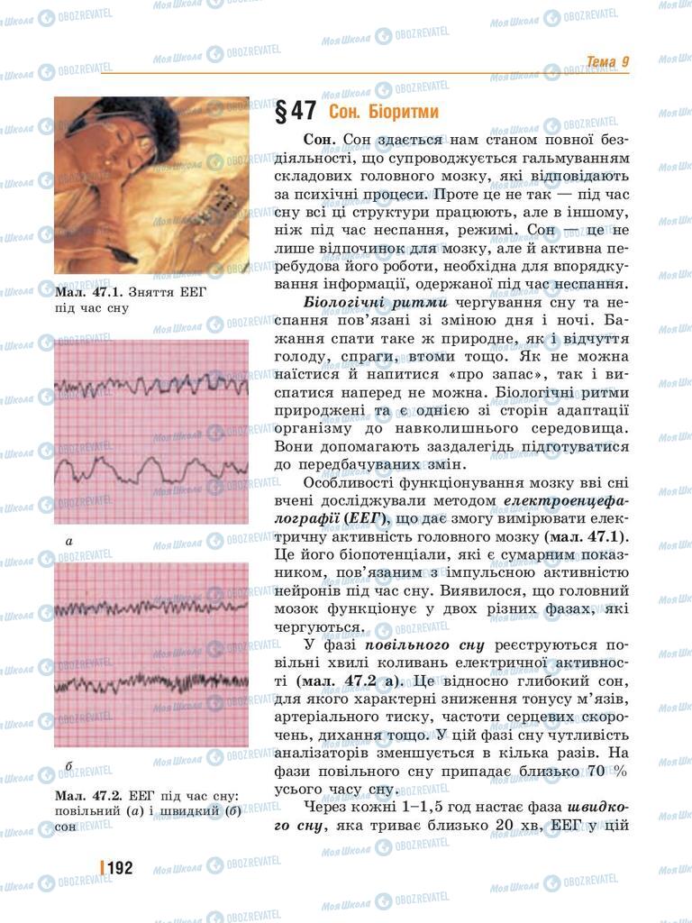 Учебники Биология 8 класс страница  192