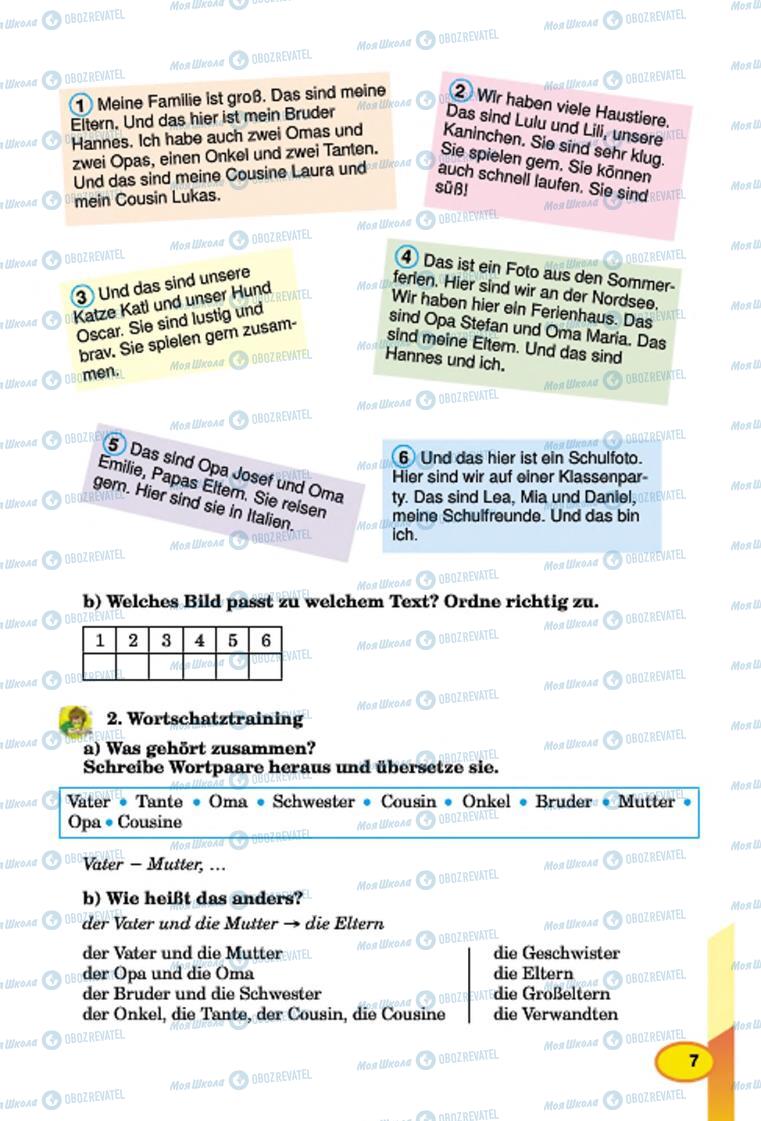 Учебники Немецкий язык 7 класс страница 7