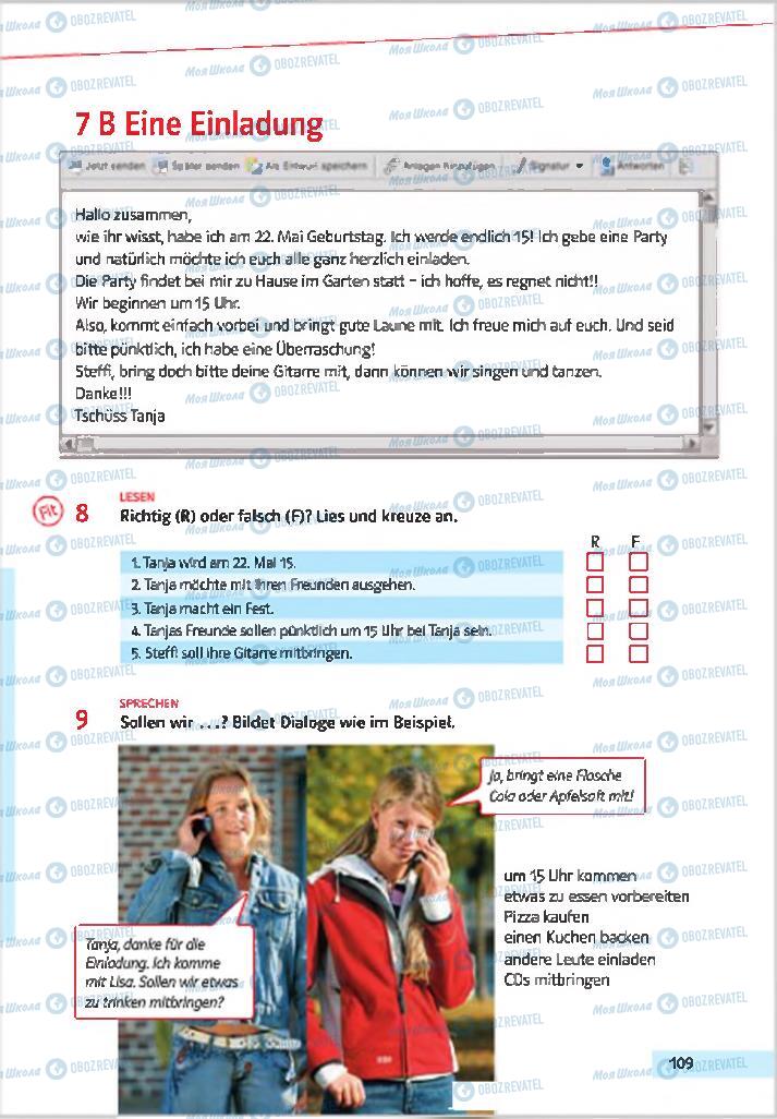 Учебники Немецкий язык 7 класс страница 109
