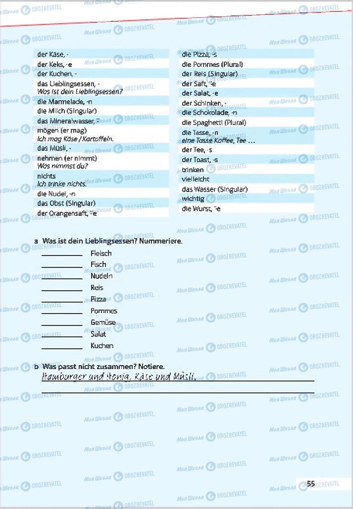 Учебники Немецкий язык 7 класс страница 55
