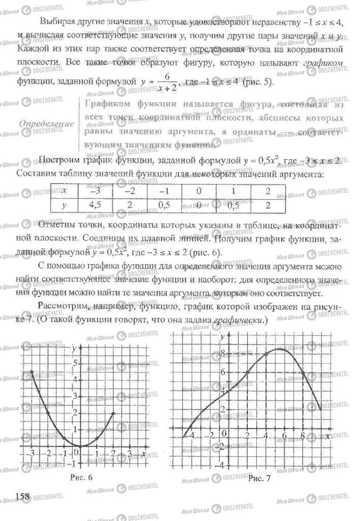 Учебники Алгебра 8 класс страница 158