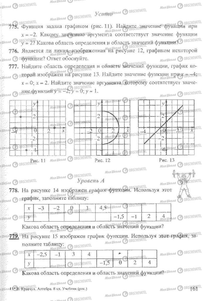 Учебники Алгебра 8 класс страница 161