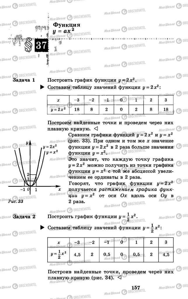 Учебники Алгебра 8 класс страница 157