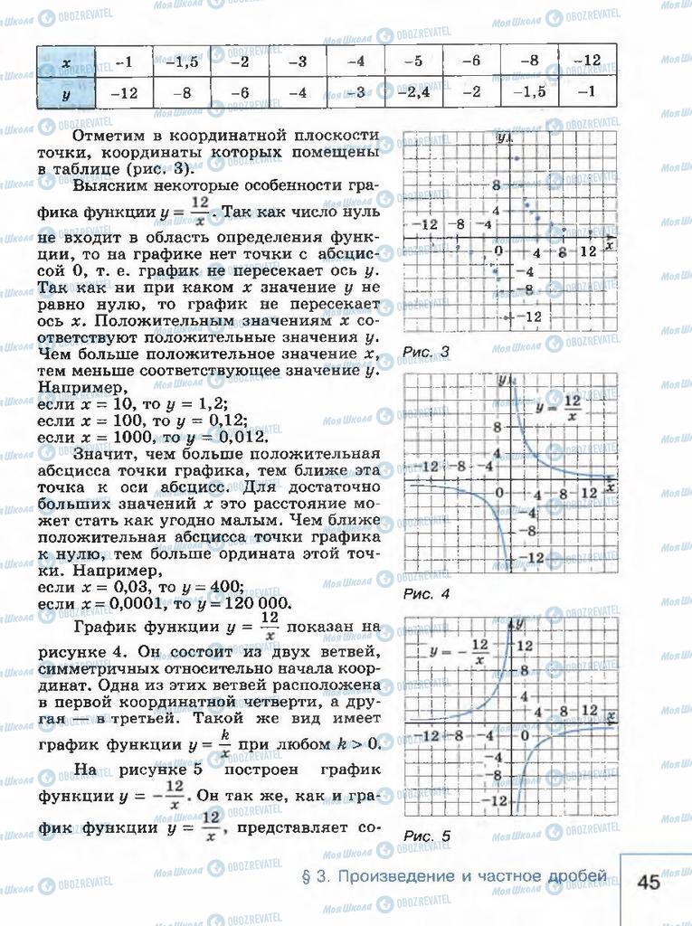 Учебники Алгебра 8 класс страница 45