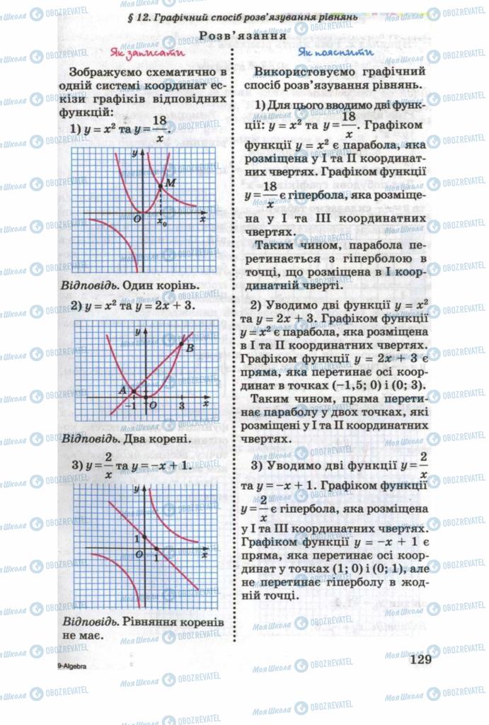 Учебники Алгебра 8 класс страница 129