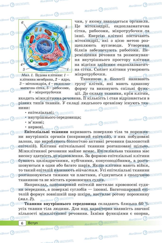 Учебники Биология 8 класс страница 6