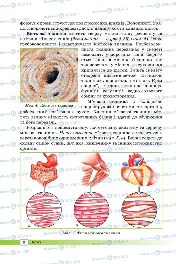 Учебники Биология 8 класс страница 8