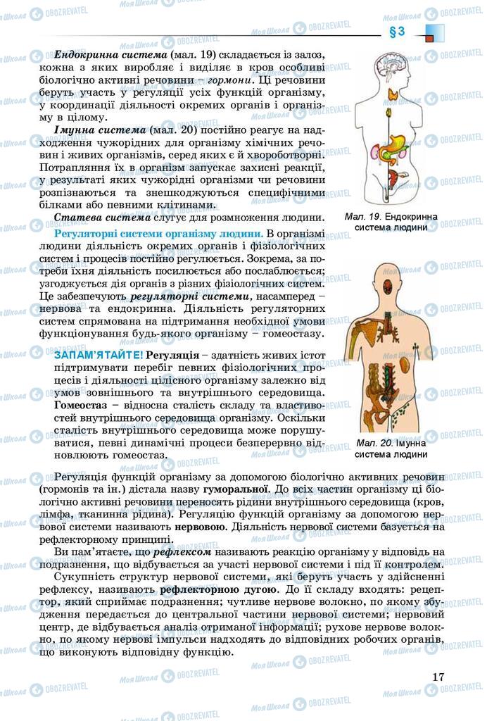 Учебники Биология 8 класс страница 17