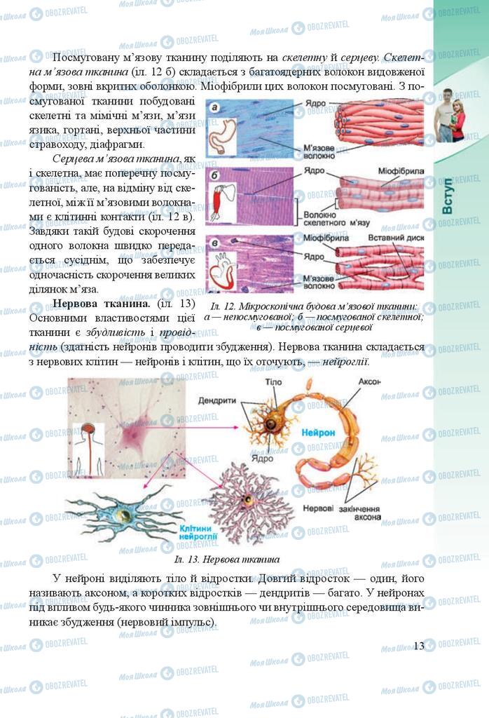 Підручники Біологія 8 клас сторінка 13