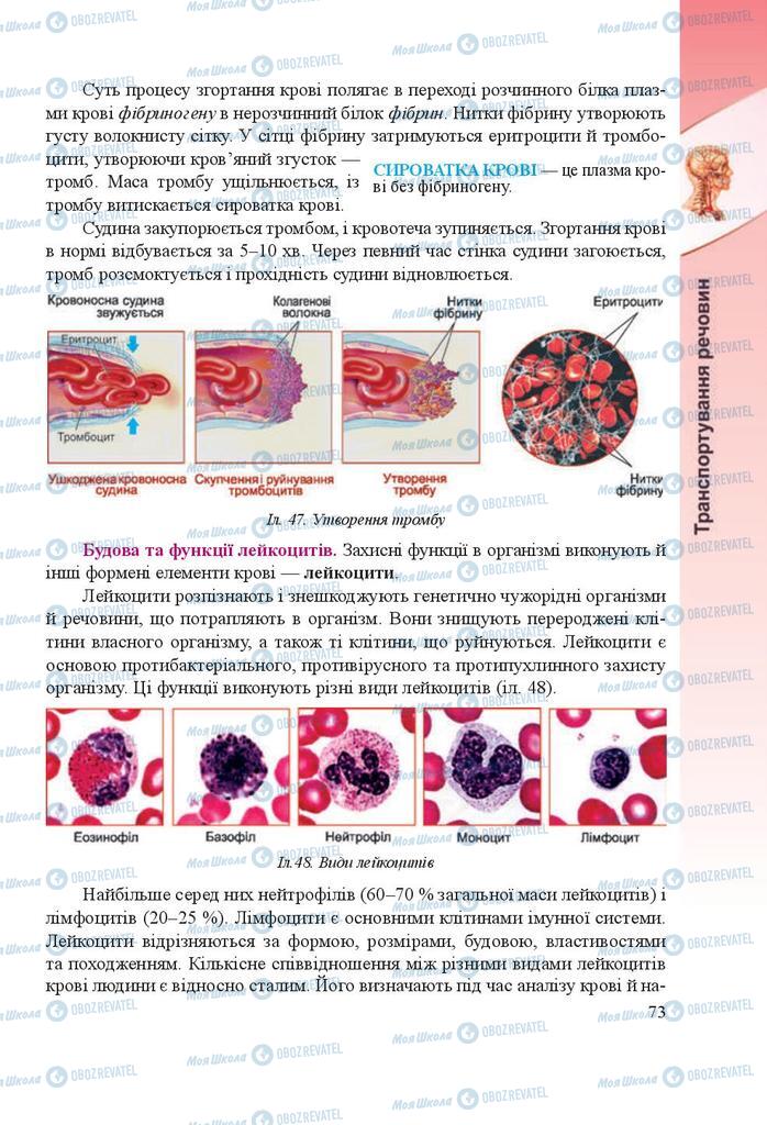 Учебники Биология 8 класс страница 73