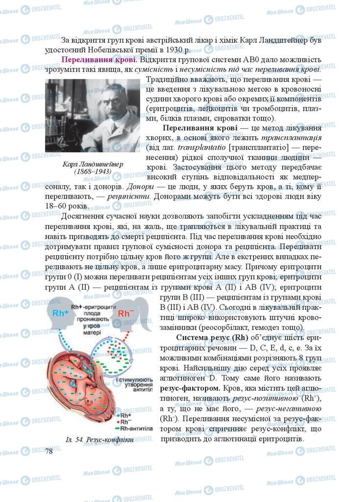 Учебники Биология 8 класс страница 78