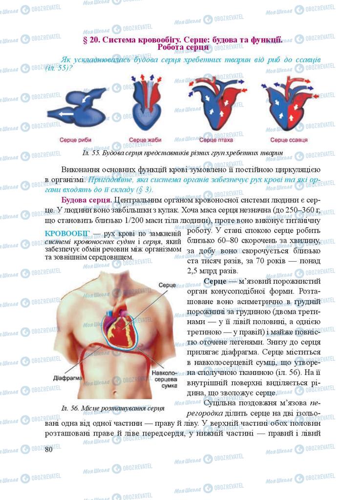Учебники Биология 8 класс страница 80