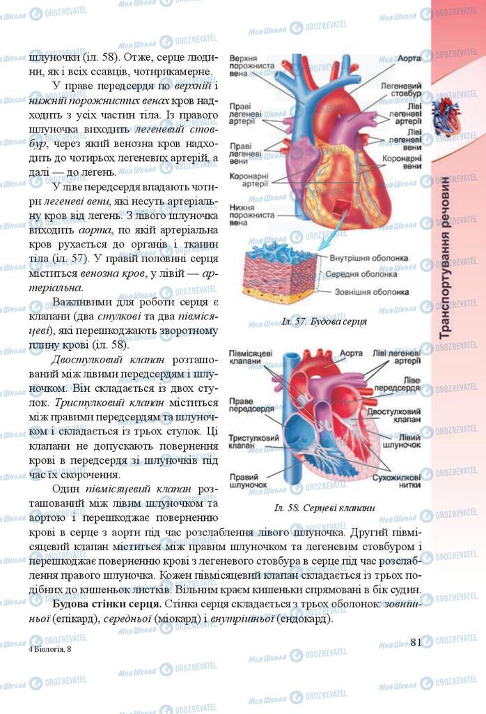 Учебники Биология 8 класс страница 81