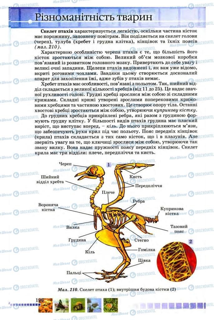 Підручники Біологія 8 клас сторінка 196