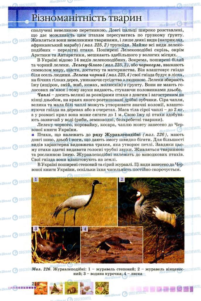 Підручники Біологія 8 клас сторінка 210