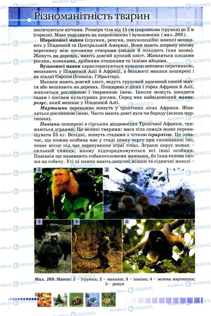 Підручники Біологія 8 клас сторінка 254