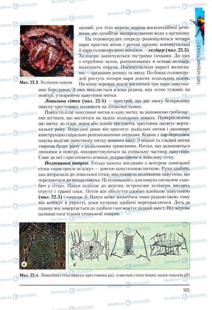 Підручники Біологія 8 клас сторінка 105
