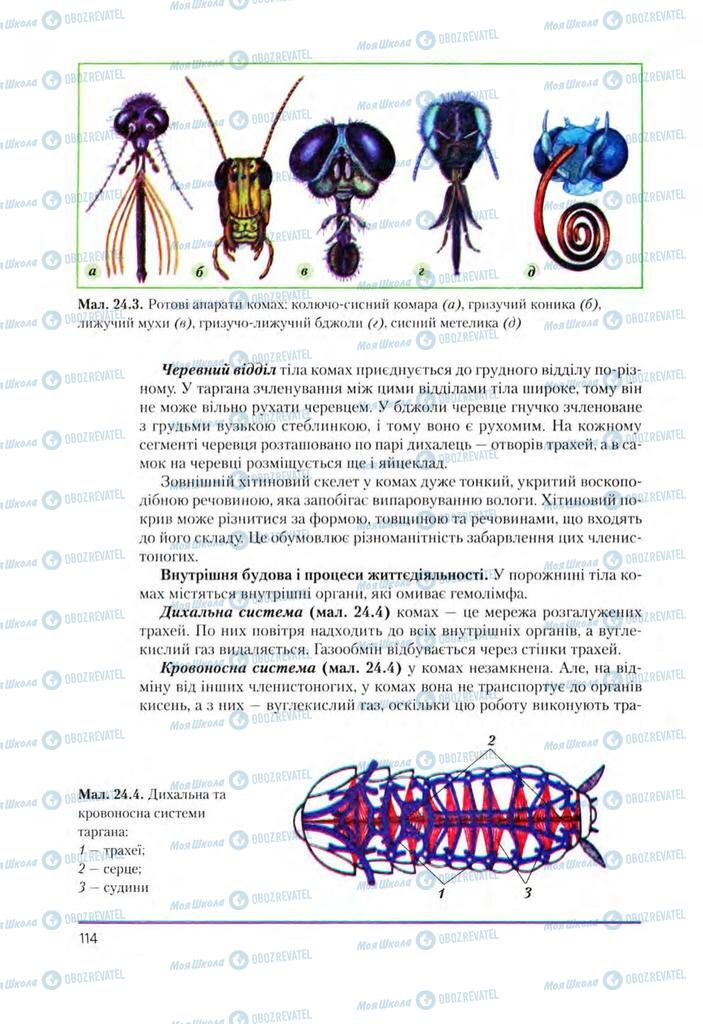 Підручники Біологія 8 клас сторінка 114