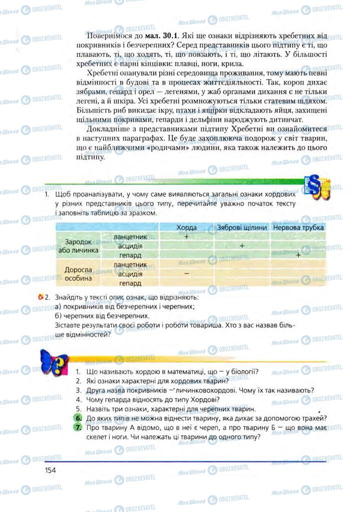 Учебники Биология 8 класс страница 154