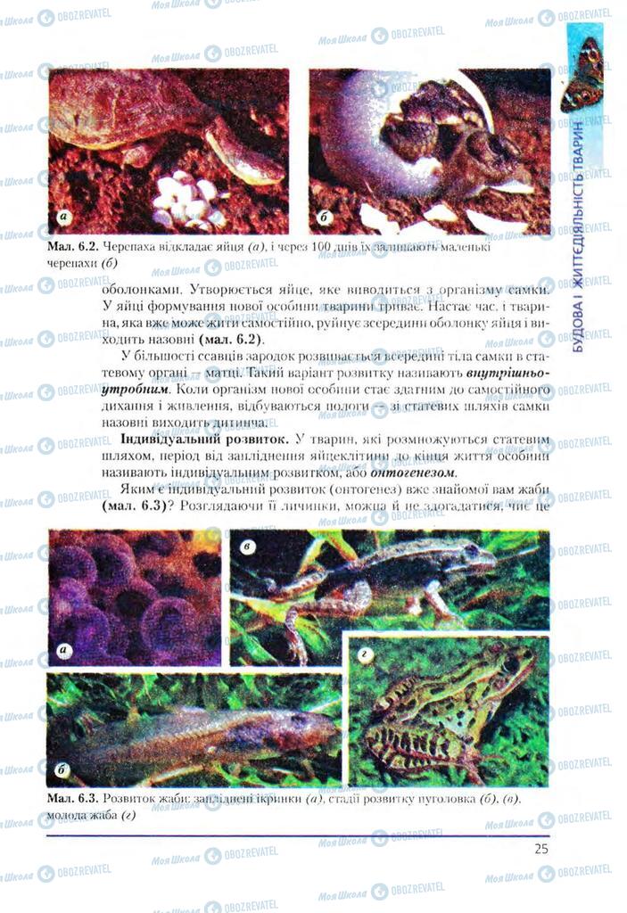 Підручники Біологія 8 клас сторінка 25