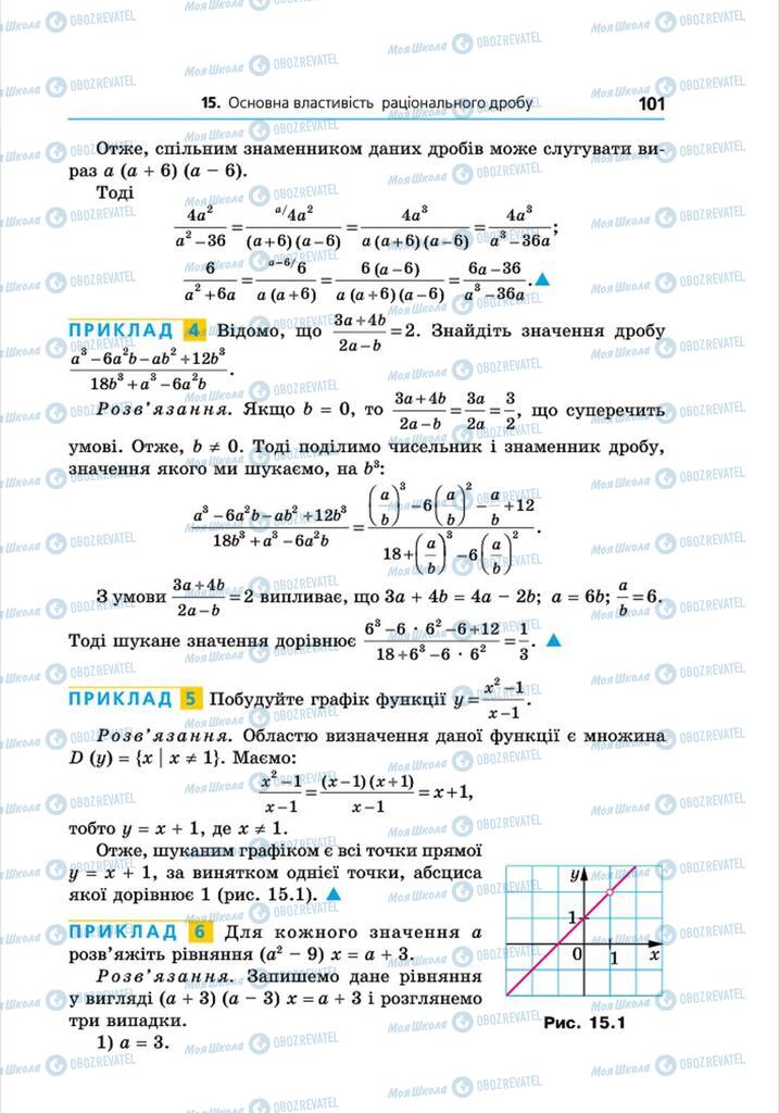 Учебники Алгебра 8 класс страница 101