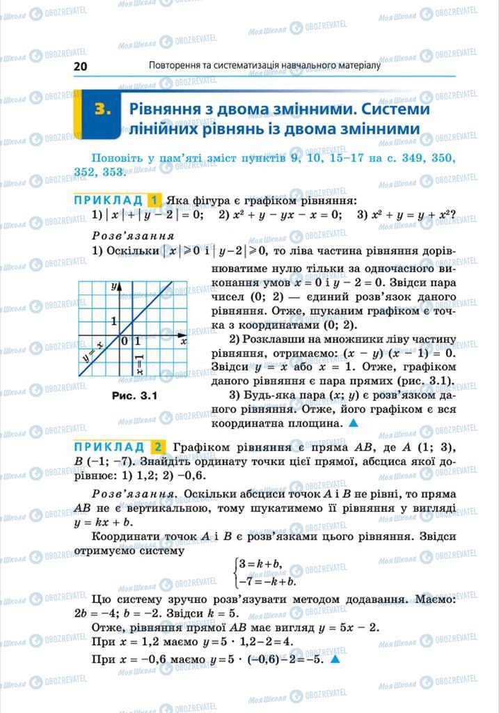 Учебники Алгебра 8 класс страница 20