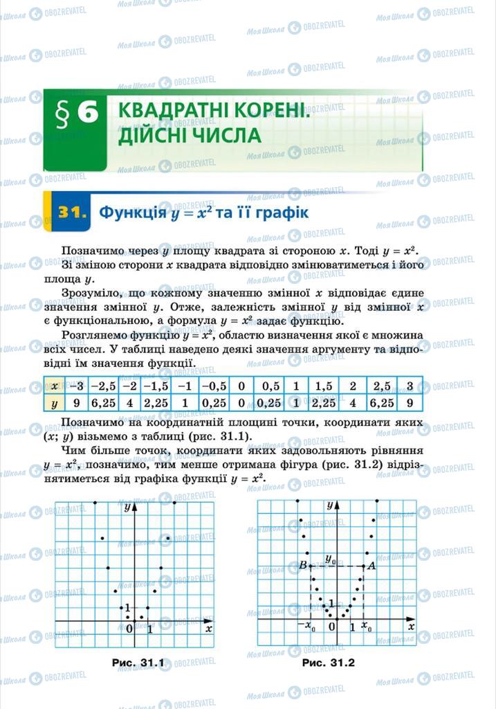 Учебники Алгебра 8 класс страница 217