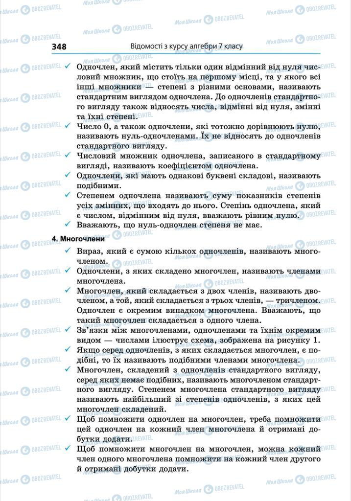 Учебники Алгебра 8 класс страница 348