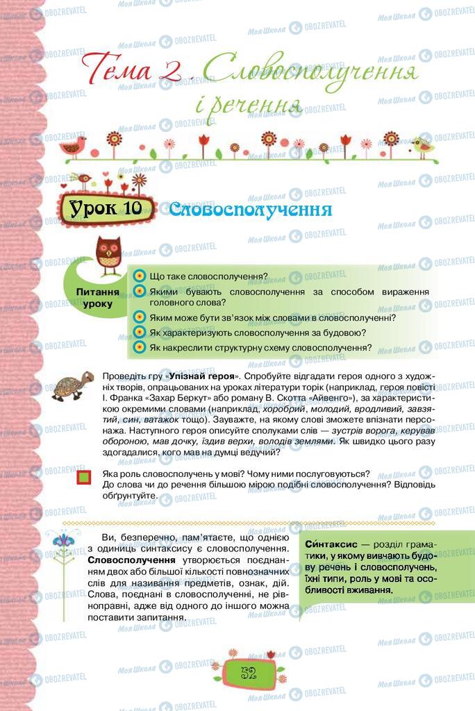 Підручники Українська мова 8 клас сторінка 52