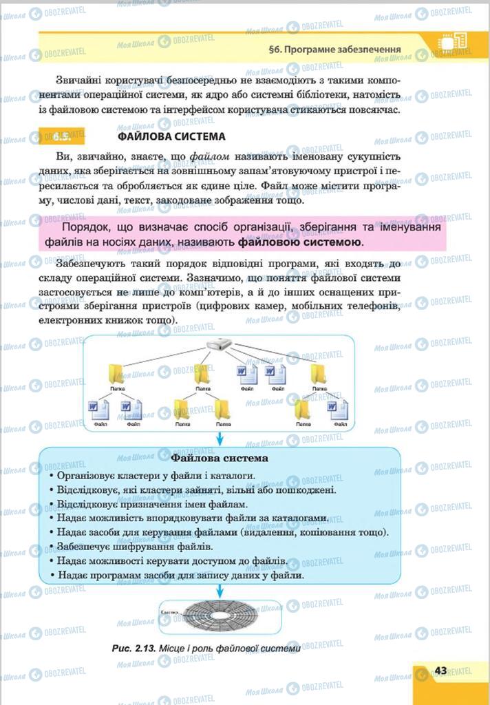 Підручники Інформатика 8 клас сторінка 43