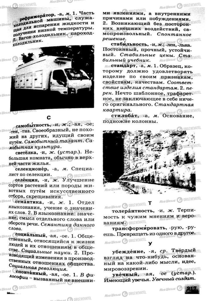 Підручники Російська мова 8 клас сторінка 217