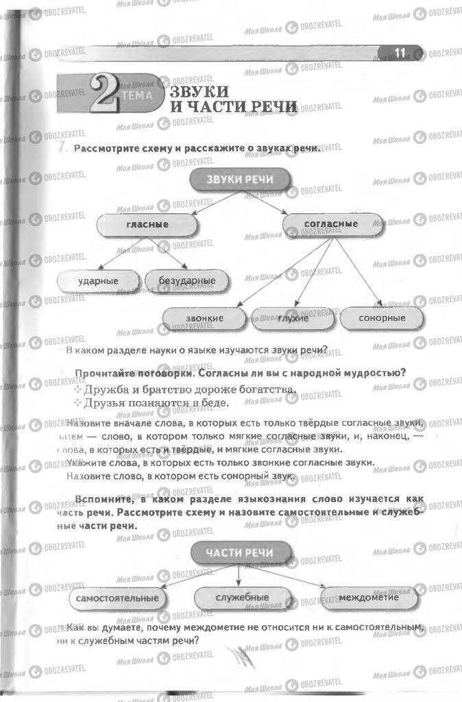 Учебники Русский язык 8 класс страница 11