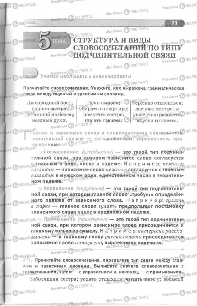 Учебники Русский язык 8 класс страница 23