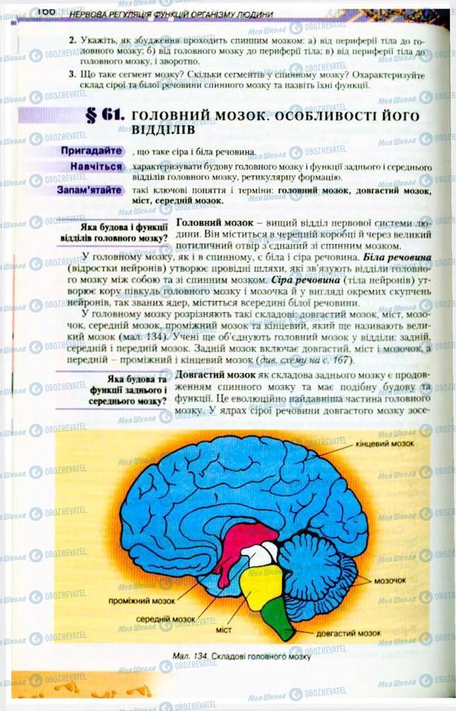 Підручники Біологія 9 клас сторінка  166