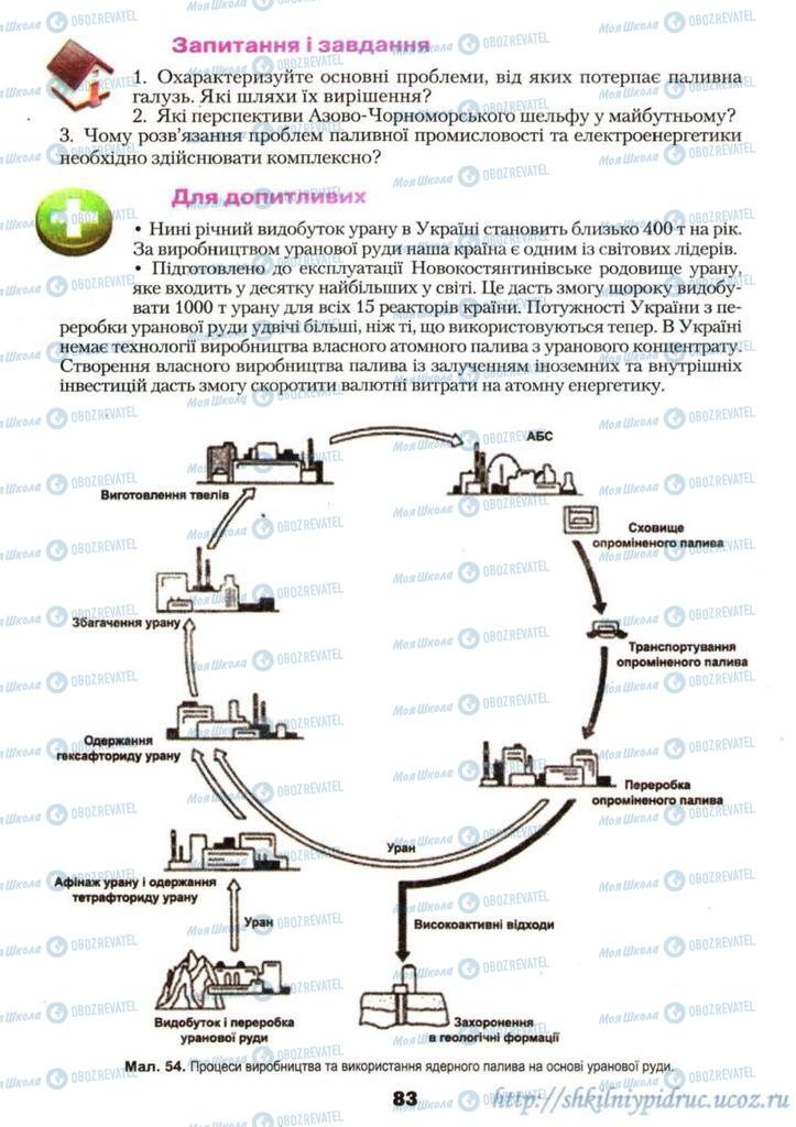 Учебники География 9 класс страница 83