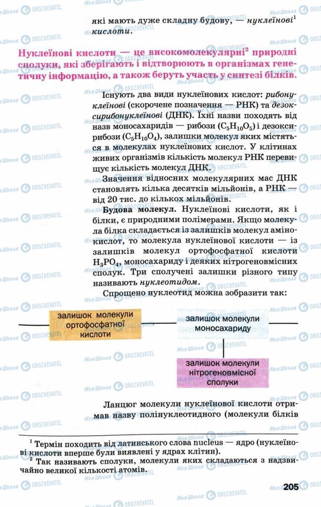 Учебники Химия 9 класс страница 205