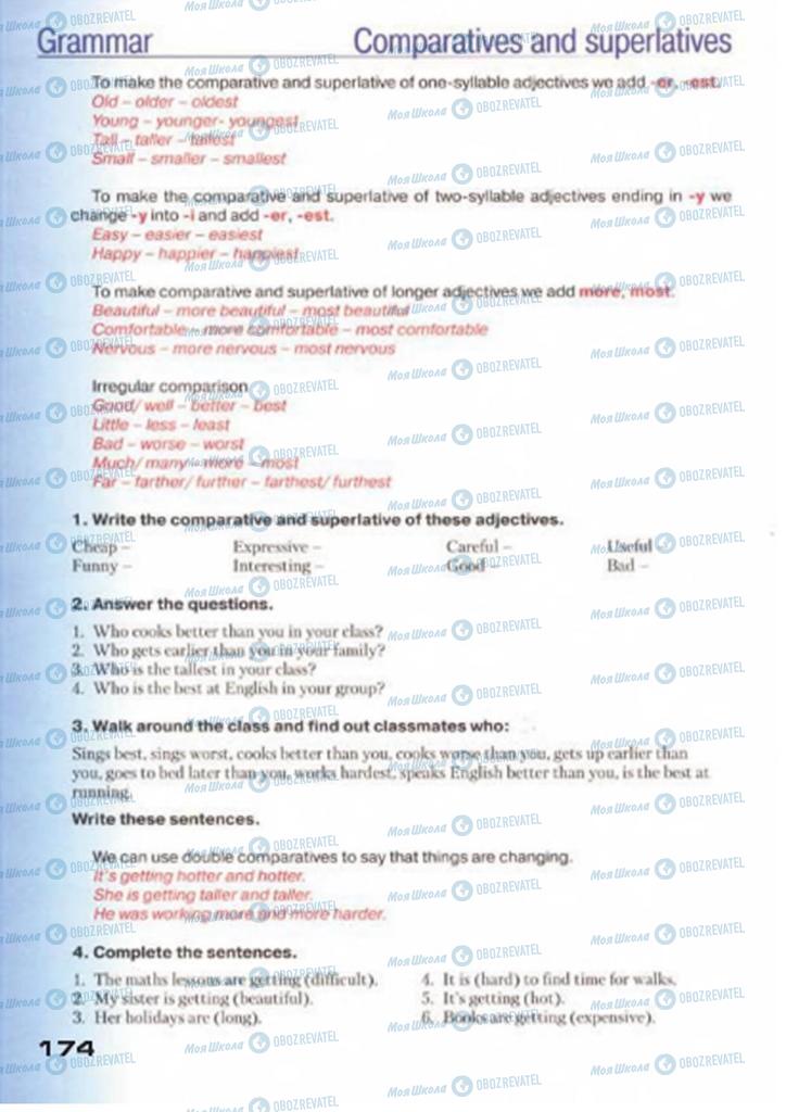Учебники Английский язык 7 класс страница 174
