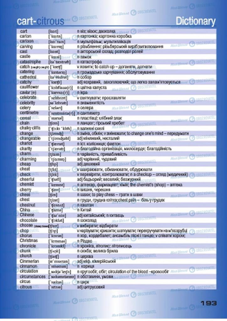 Підручники Англійська мова 7 клас сторінка 193