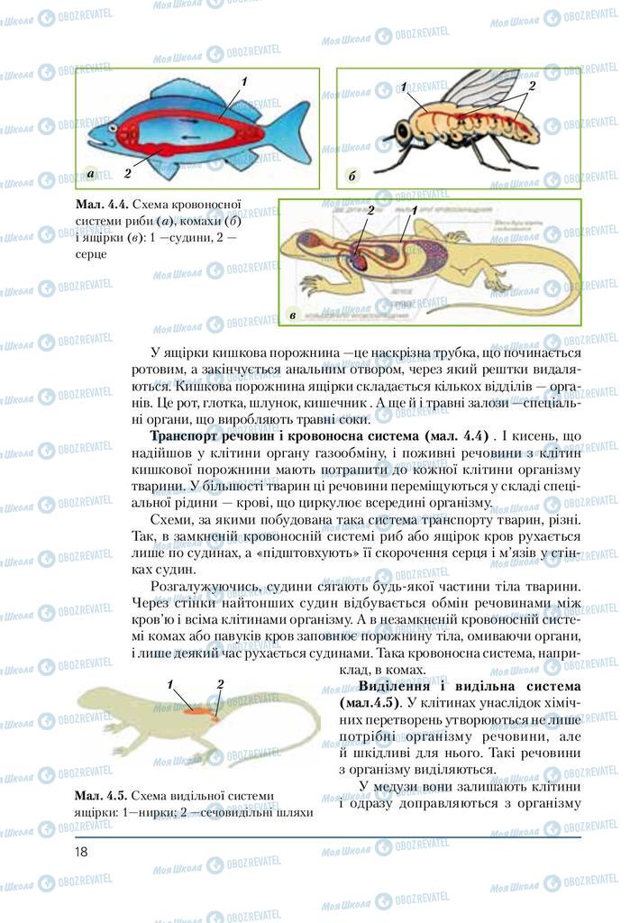 Учебники Биология 7 класс страница 18