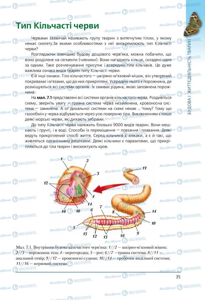 Учебники Биология 7 класс страница 35