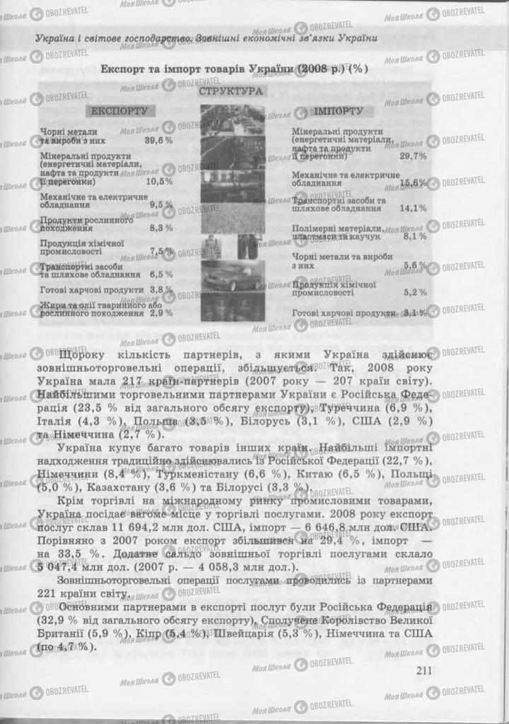Учебники География 9 класс страница 210
