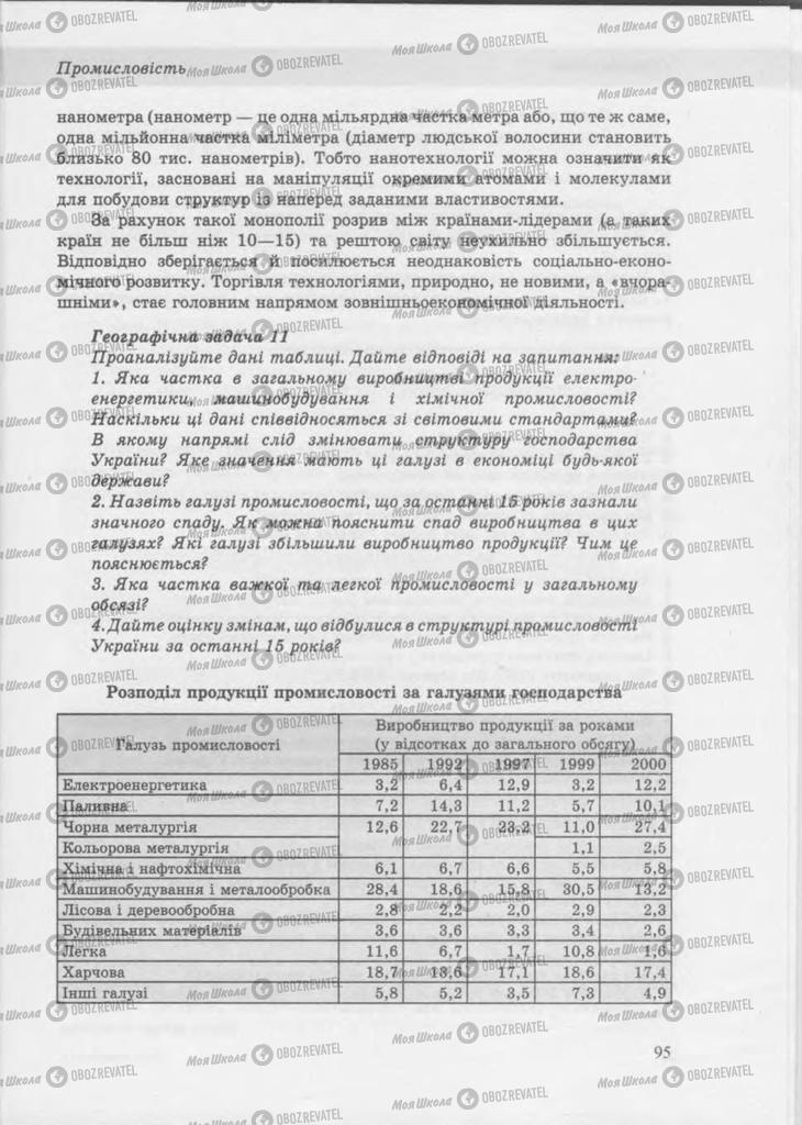 Учебники География 9 класс страница 95