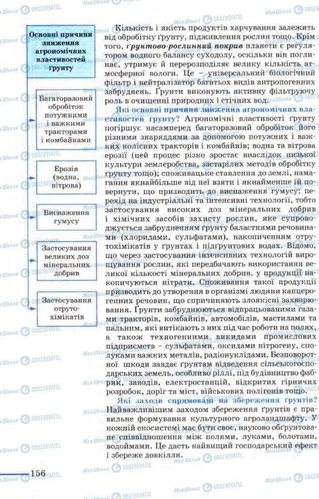 Підручники Біологія 9 клас сторінка  156