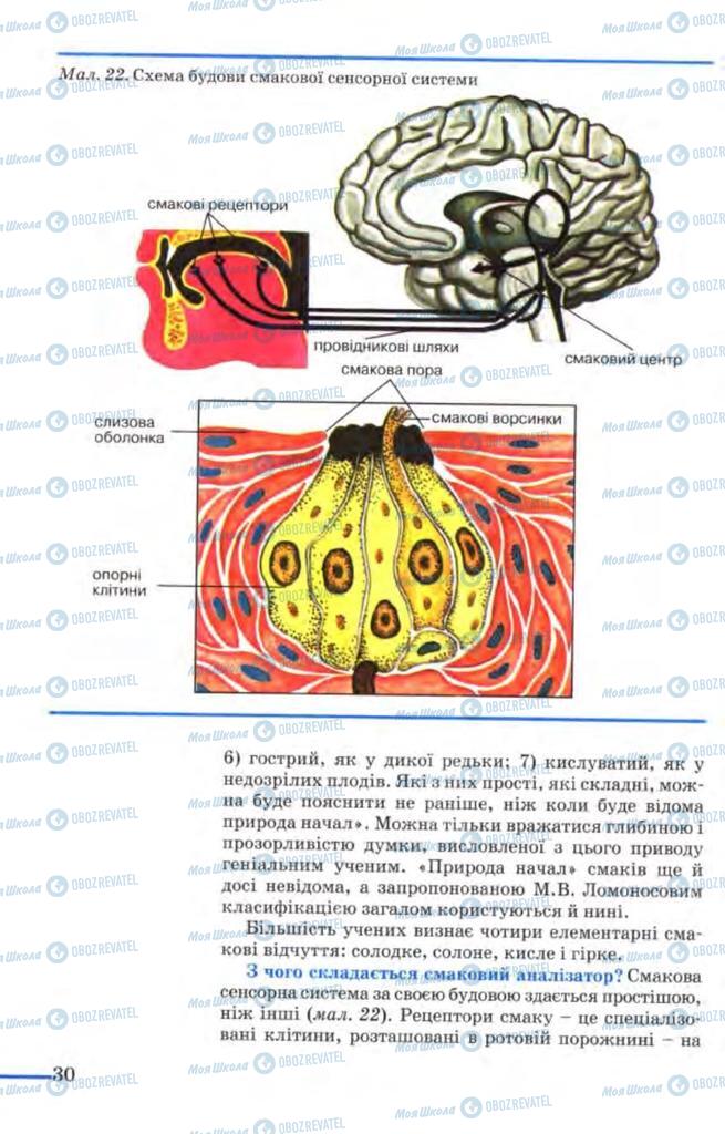 Підручники Біологія 9 клас сторінка  30