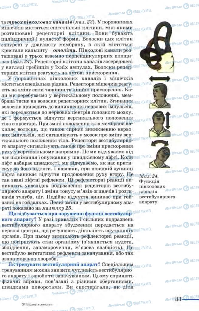 Підручники Біологія 9 клас сторінка  33