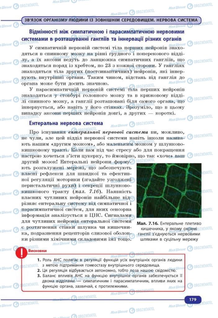 Учебники Биология 8 класс страница 179