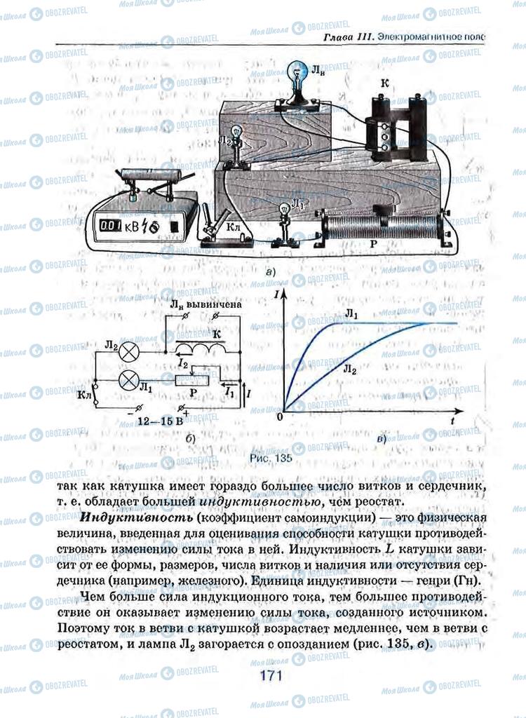 Учебники Физика 9 класс страница 171
